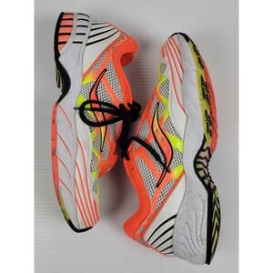 Saucony Grid Web White/Citron Vizired Orange‎ S70466-7 Mens 9.5 Athletic Shoes